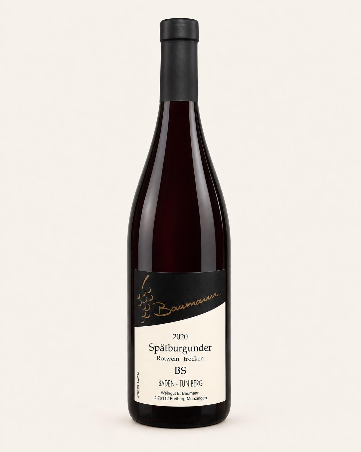 Flasche 2020 Spätburgunder Rotwein